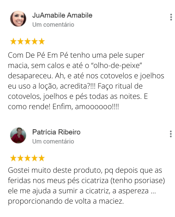 Comentários de Clientes 2