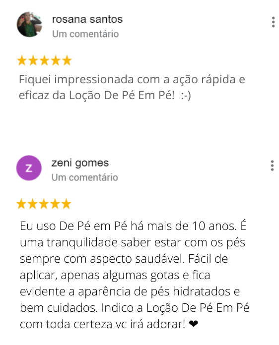 Comentários de Clientes 1